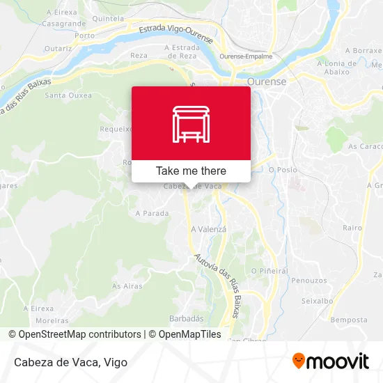 Cabeza de Vaca map