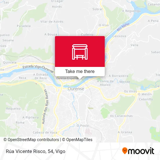 Rúa Vicente Risco, 54 map