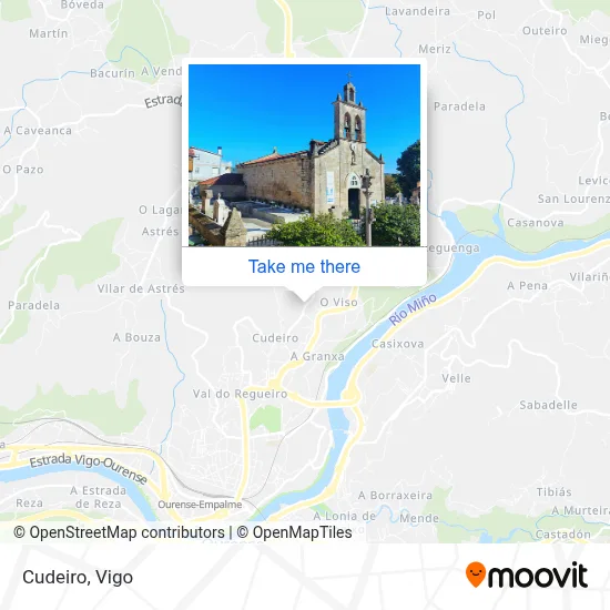 Cudeiro map