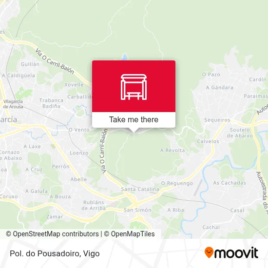 Pol. do Pousadoiro map