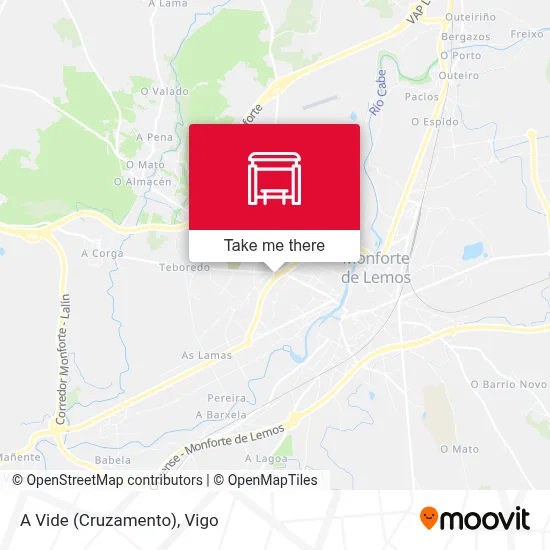 A Vide (Cruzamento) map