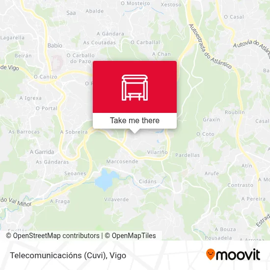 Telecomunicacións (Cuvi) map