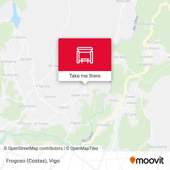 Frogoso (Costas) map