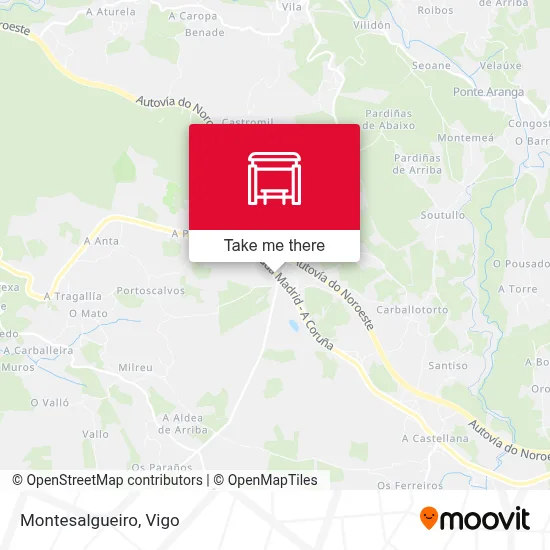 Montesalgueiro map