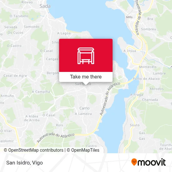 San Isidro map