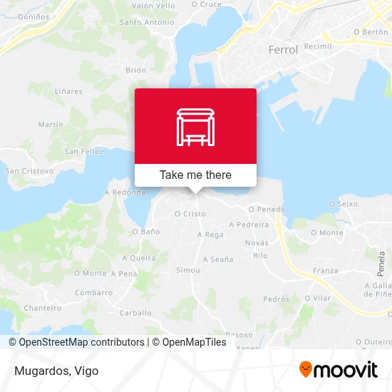 Mugardos map