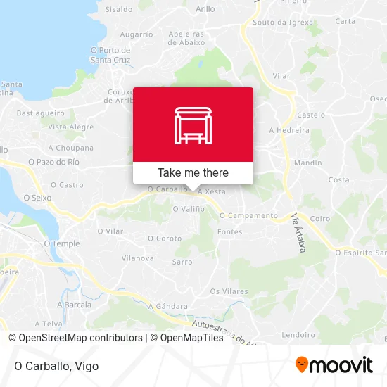 O Carballo map
