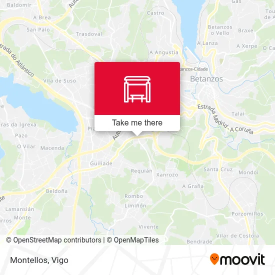Montellos map