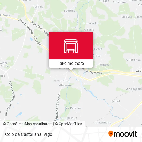 Ceip da Castellana map