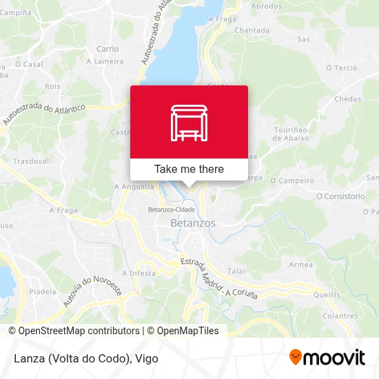 Lanza (Volta do Codo) map