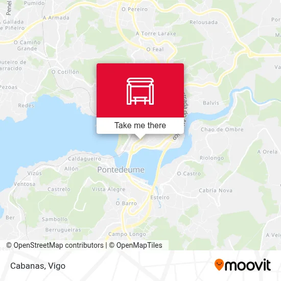 Cabanas map
