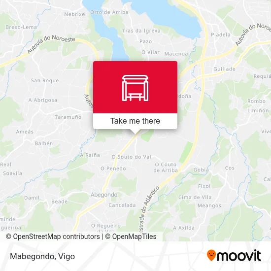 Mabegondo map