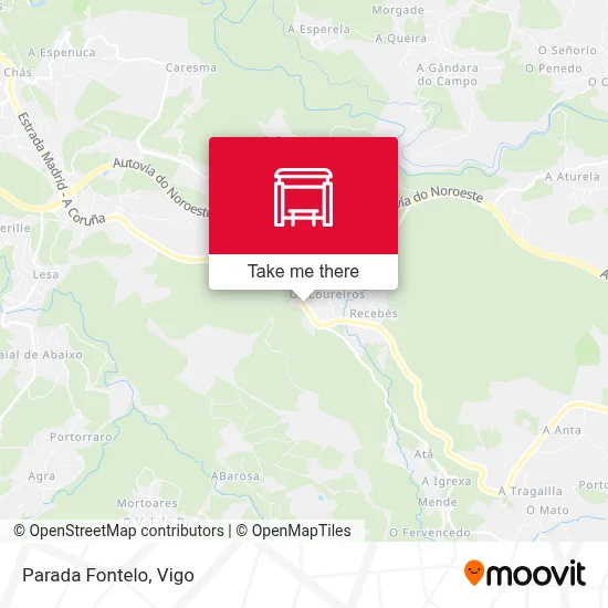 Parada Fontelo map