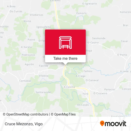 Cruce Mezonzo map