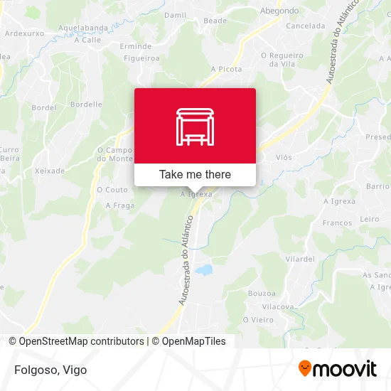 Folgoso map