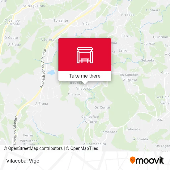 Vilacoba map