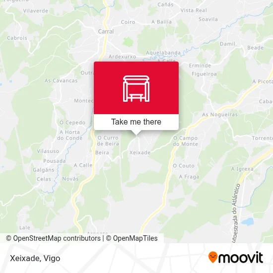 Xeixade map