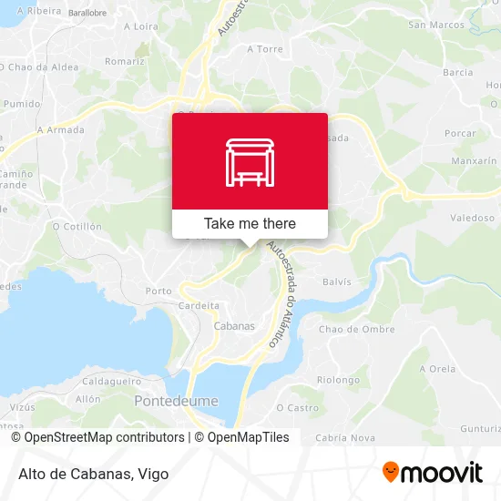 Alto de Cabanas map