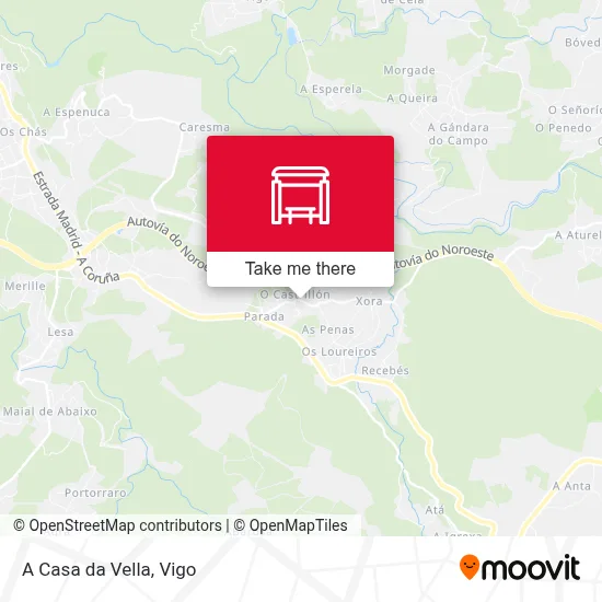A Casa da Vella map