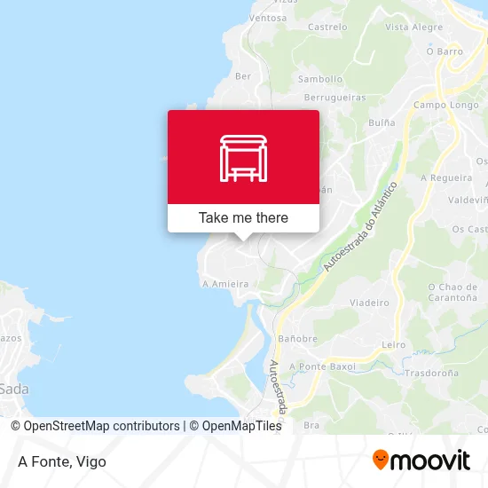 A Fonte map