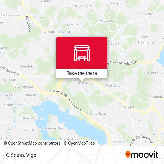 O Souto map
