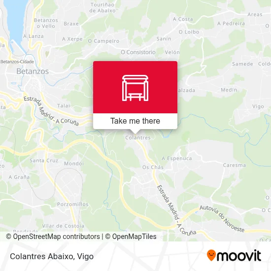 Colantres Abaixo map