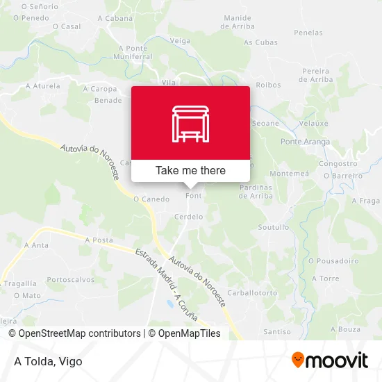 A Tolda map