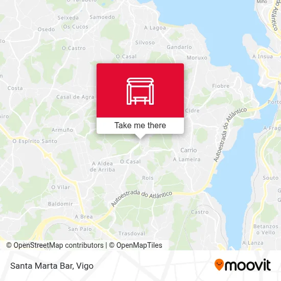 Bar Santa Marta map