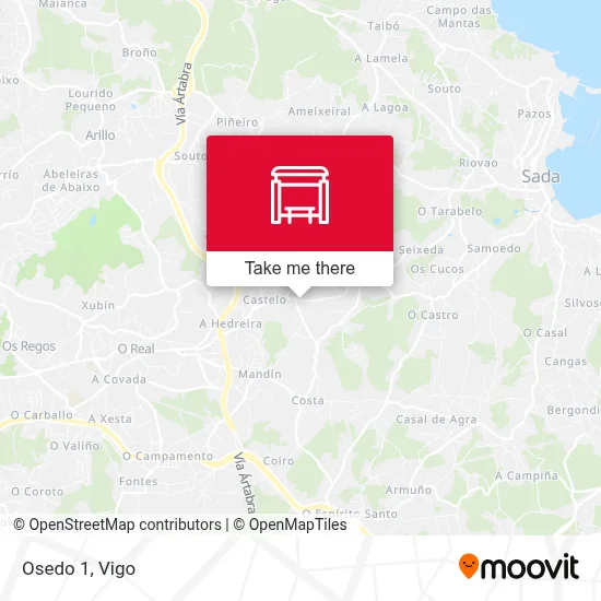 Osedo 1 map