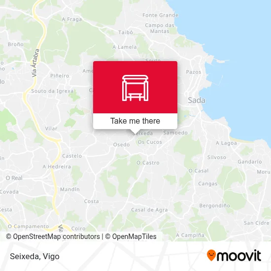 Seixeda map