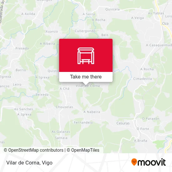 Vilar de Corna map
