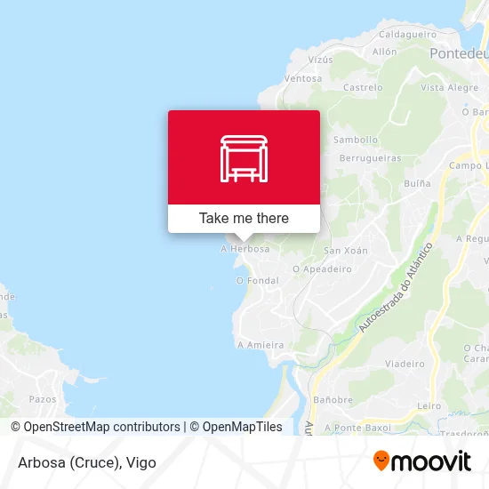 Arbosa (Cruce) map