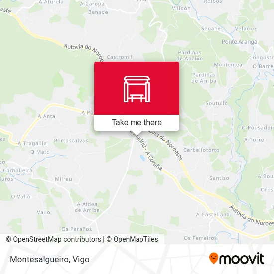 Montesalgueiro map