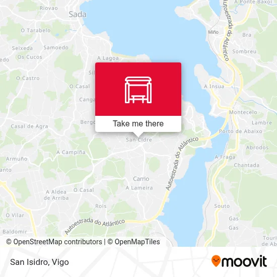 San Isidro map