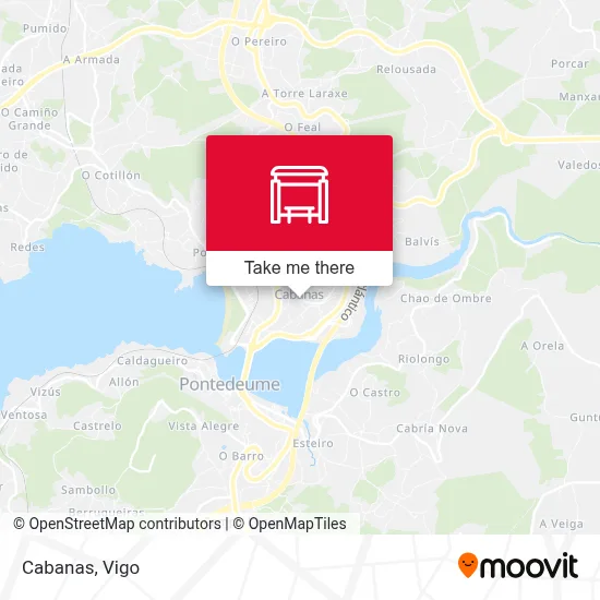 Cabanas map