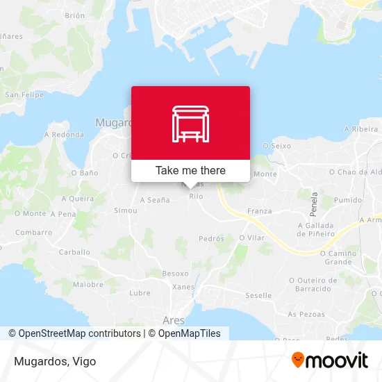 Mugardos map