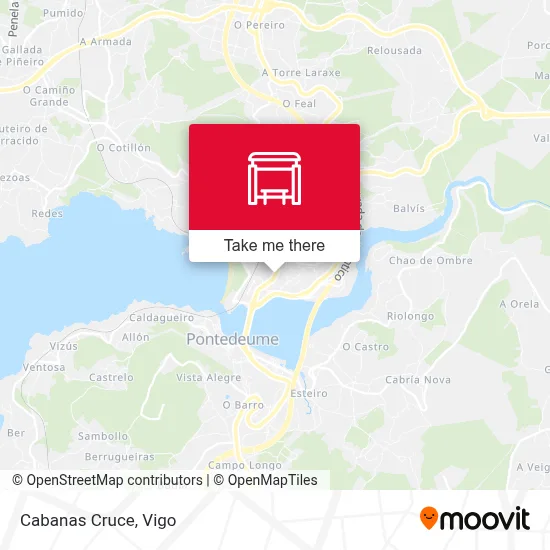 Cabanas Cruce map