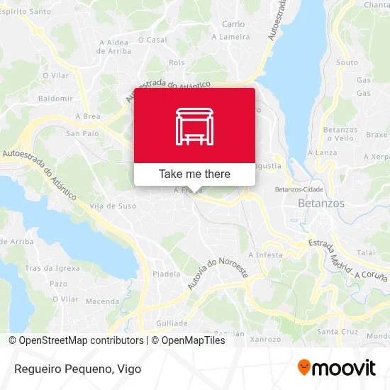Regueiro Pequeno map