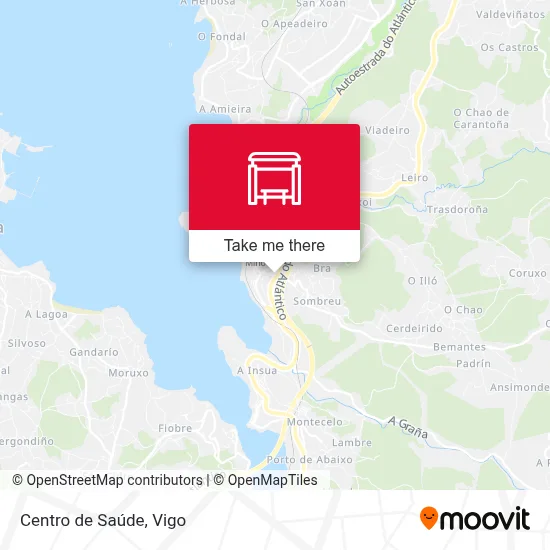 Centro de Saúde map