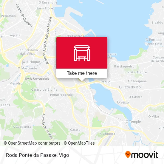Roda Ponte da Pasaxe map