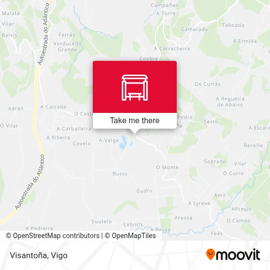 Visantoña map