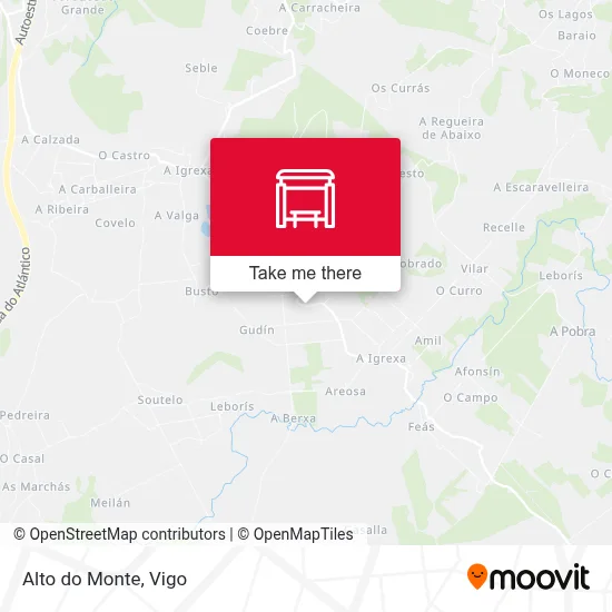 Alto do Monte map