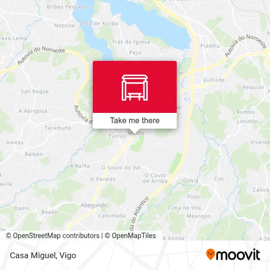 Casa Miguel map