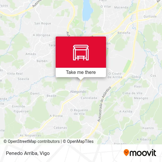 Penedo Arriba map