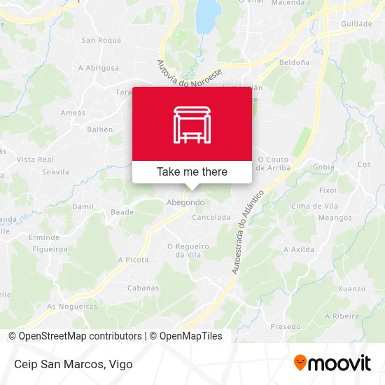 Ceip San Marcos map