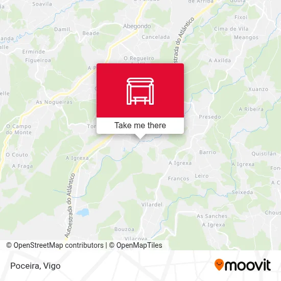 Poceira map