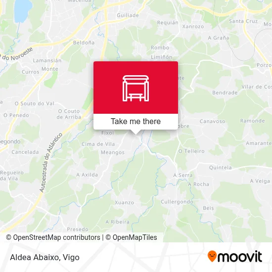 Aldea Abaixo map