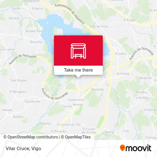 Vilar Cruce map