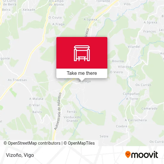 Vizoño map