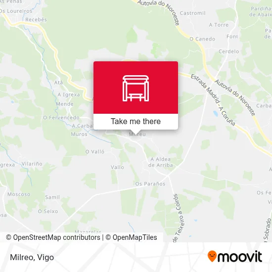 Milreo map